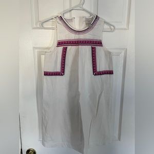 Loft Outlet, White Linen Dress, XXSP